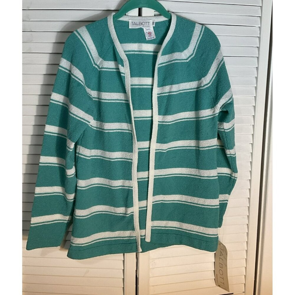 NWT NEW SPRING TALBOTS SIZE 38 CARDIGAN SWEATER JACKET
